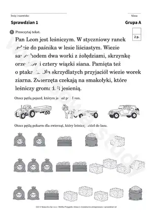 Wielka Przygoda klasa 2 kształcenie zintegrowane sprawdzian 1 Wielka Przygoda klasa 2 kształcenie zintegrowane sprawdzian 1