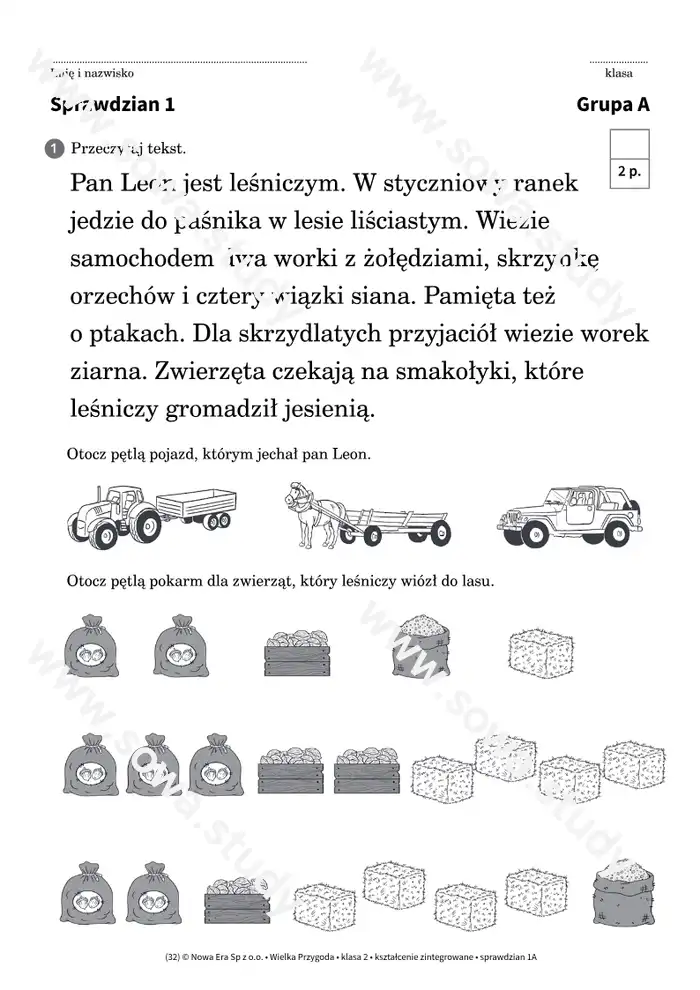 Wielka Przygoda klasa 2 kształcenie zintegrowane sprawdzian 1 Wielka Przygoda klasa 2 kształcenie zintegrowane sprawdzian 1 worksheet