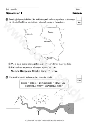 Wielka Przygoda klasa 3 przyroda sprawdzian 1A 1B Wielka Przygoda klasa 3 przyroda sprawdzian 1A 1B