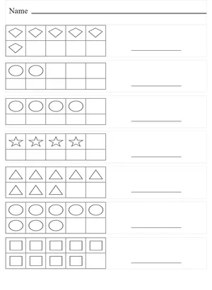 Count shapes in frame