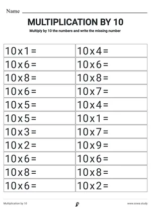 Multiplication by 10