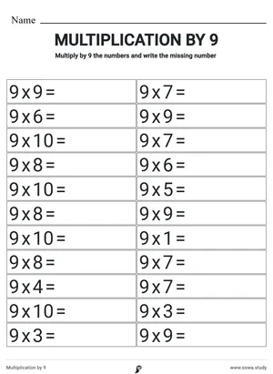 Multiplication by 9