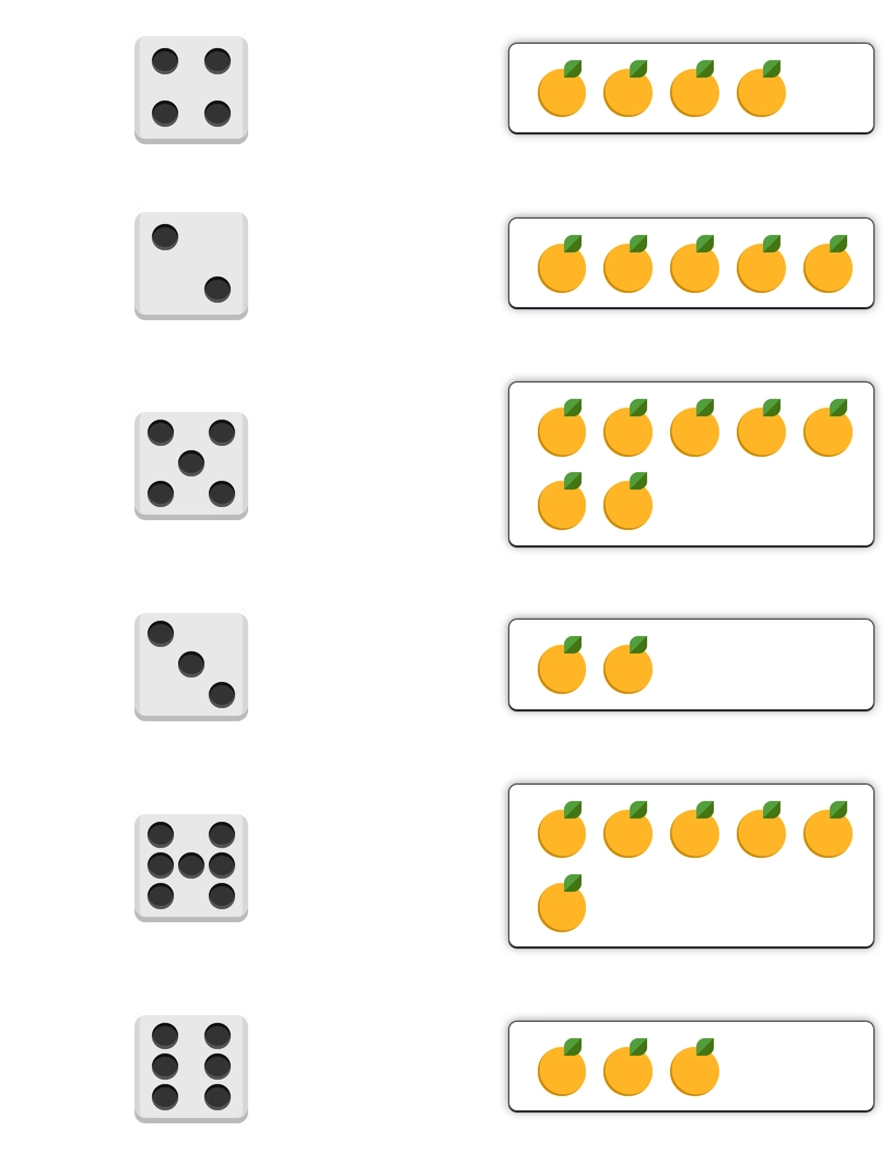 Add and match worksheet