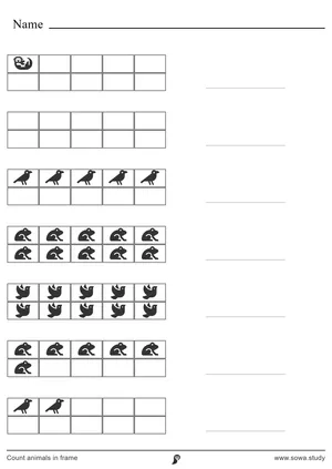 Count animals in frame