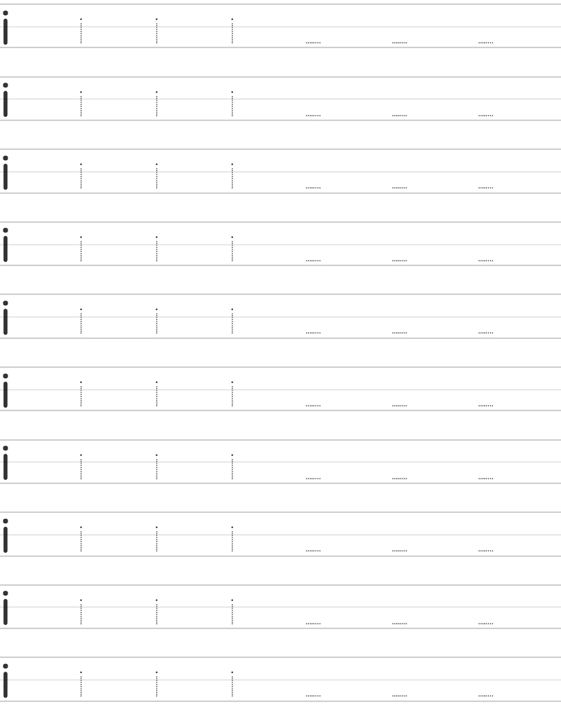 Handwriting worksheet lowercase i worksheet