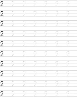 Writing number 2