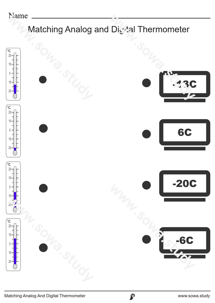 Matching Analog And Digital Thermometer – version 2