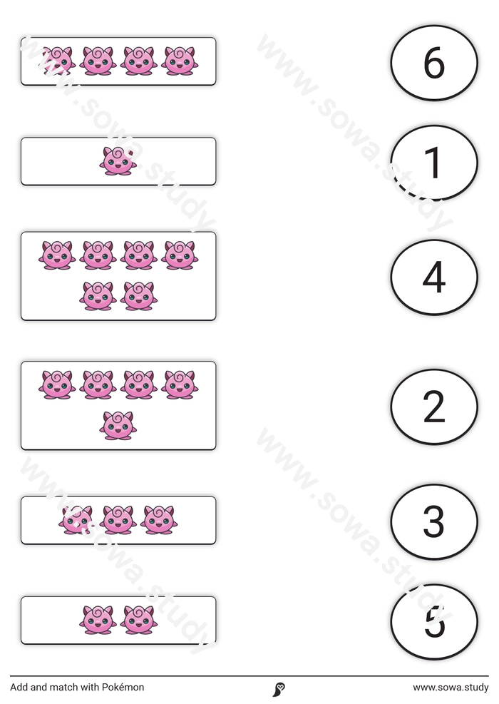 Add and match with Pokémon – version 1