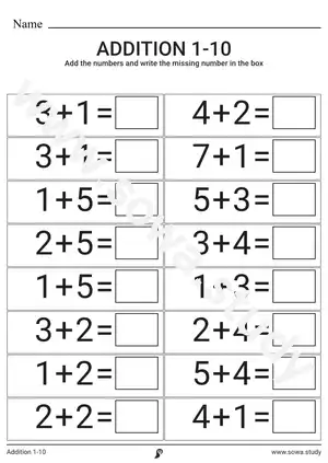 Addition 1-10