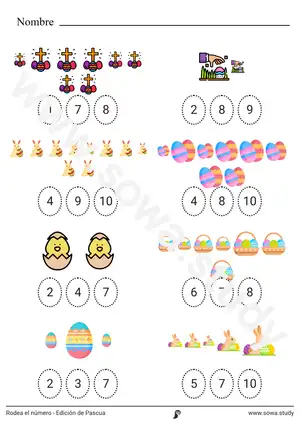 Rodea el número - Edición de Pascua
