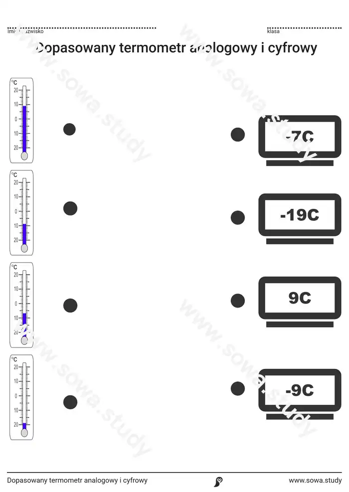 Dopasuj termometr do temperatury – wersja 4
