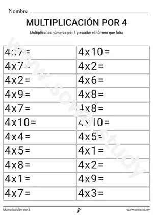 Multiplicación por 4
